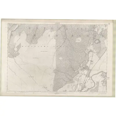 1900 Map of Inverness-shire - Mainland Sheet LVIII, 1902 Print