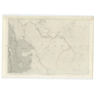 1867 Map of Inverness-shire (Mainland), Sheet LX, 1874 Print