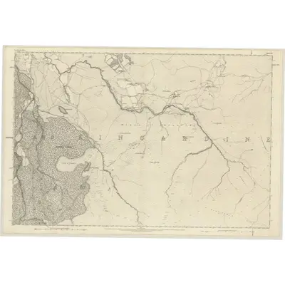 1867 Map of Inverness-shire (Mainland), Sheet LX, 1874 Print
