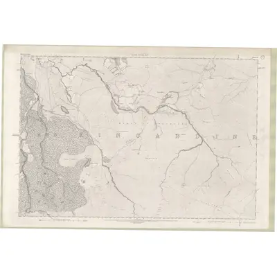 1900 Map of Inverness-shire - Mainland Sheet LX, 1902 Print