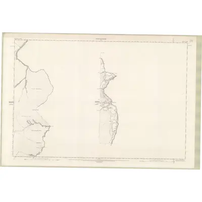 1900 Map of Inverness-shire - Mainland Sheet LXI (inset XLVIb), 1902 Print