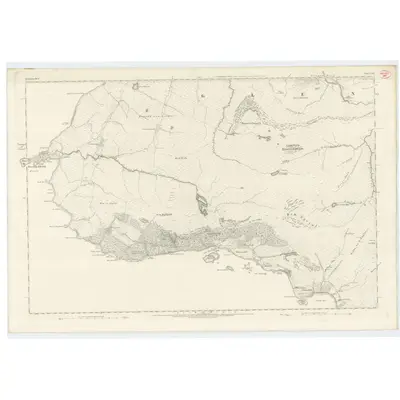 1872 Map of Inverness-shire (Mainland), Sheet LXII, 1876 Print