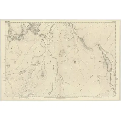 1870 Map of Inverness-shire (Mainland), Sheet LXIX, 1872 Print