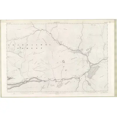 1899 Map of Inverness-shire - Mainland Sheet LXVI, 1904 Print