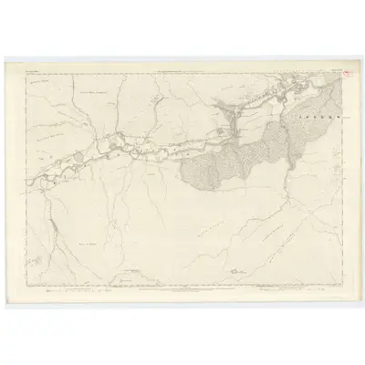 1871 Map of Inverness-shire (Mainland), Sheet LXVII, 1874 Print
