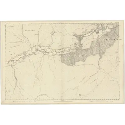 1871 Map of Inverness-shire (Mainland), Sheet LXVII, 1874 Print