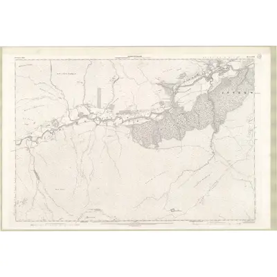 1901 Map of Inverness-shire - Mainland Sheet LXVII, 1904 Print