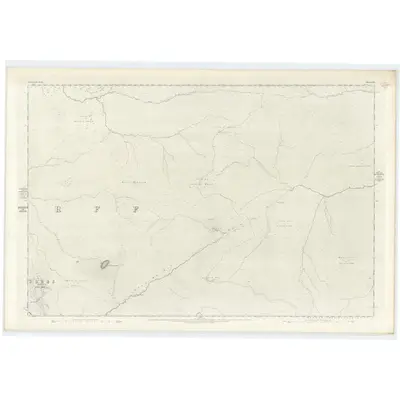 1870 Map of Inverness-shire (Mainland), Sheet LXX, 1872 Print