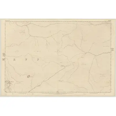 1870 Map of Inverness-shire (Mainland), Sheet LXX, 1872 Print