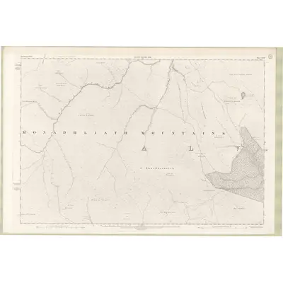 1899 Map of Inverness-shire - Mainland Sheet LXXII, 1903 Print