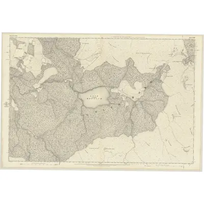 1869 Map of Inverness-shire (Mainland), Sheet LXXIV, 1875 Print