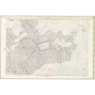 1900 Map of Inverness-shire - Mainland Sheet LXXIV, 1902 Print