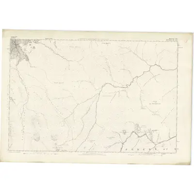1867 Map of Inverness-shire (Mainland), Sheet LXXV, 1869 Print