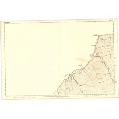 1873 Map of Inverness-shire (Mainland), Sheet LXXVI, 1876 Print