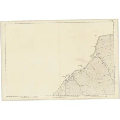 1873 Map of Inverness-shire (Mainland), Sheet LXXVI, 1876 Print