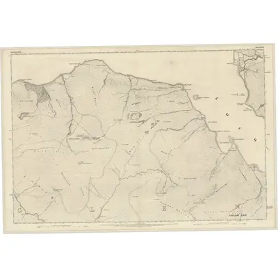 1872 Map of Inverness-shire (Mainland), Sheet LXXVII, 1876 Print