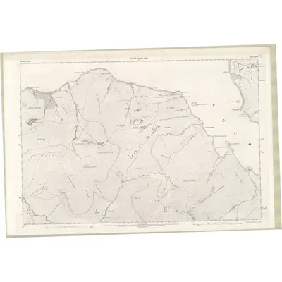 1899 Map of Inverness-shire - Mainland Sheet LXXVII, 1902 Print