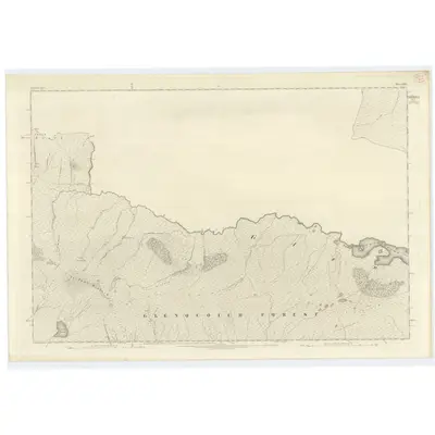 1872 Map of Inverness-shire (Mainland), Sheet LXXX, 1876 Print