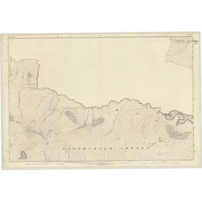1872 Map of Inverness-shire (Mainland), Sheet LXXX, 1876 Print