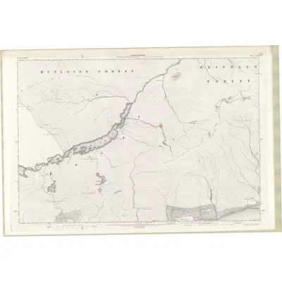 1899 Map of Inverness-shire - Mainland Sheet LXXXI, 1902 Print