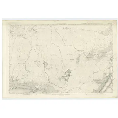 1871 Map of Inverness-shire (Mainland), Sheet LXXXII, 1873 Print