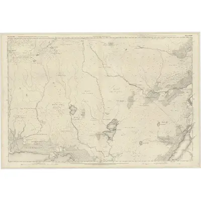 1871 Map of Inverness-shire (Mainland), Sheet LXXXII, 1873 Print