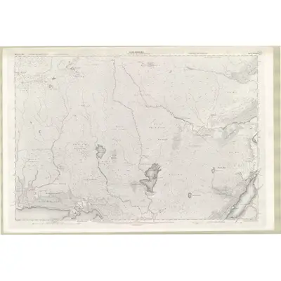 1899 Map of Inverness-shire - Mainland Sheet LXXXII, 1904 Print