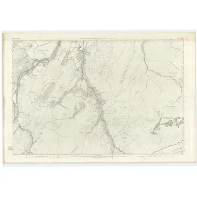 1871 Map of Inverness-shire (Mainland), Sheet LXXXIII, 1873 Print