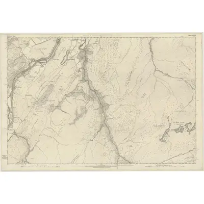 1871 Map of Inverness-shire (Mainland), Sheet LXXXIII, 1873 Print