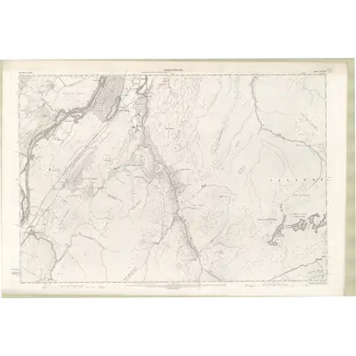 1899 Map of Inverness-shire - Mainland Sheet LXXXIII, 1904 Print