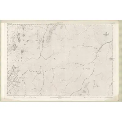 1899 Map of Inverness-shire - Mainland Sheet LXXXIV, 1904 Print