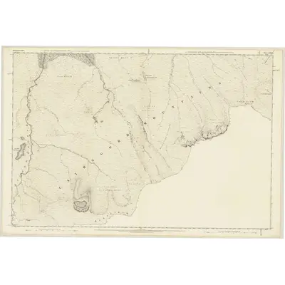 1869 Map of Inverness-shire (Mainland), Sheet LXXXIX, 1872 Print