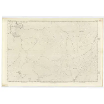 1869 Map of Inverness-shire (Mainland), Sheet LXXXV, 1872 Print