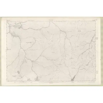 1899 Map of Inverness-shire - Mainland Sheet LXXXV, 1902 Print