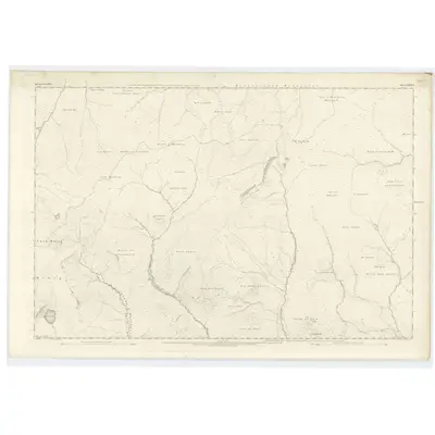 1870 Map of Inverness-shire (Mainland), Sheet LXXXVI, 1872 Print