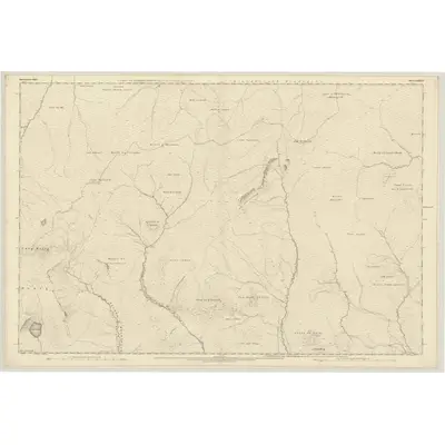 1870 Map of Inverness-shire (Mainland), Sheet LXXXVI, 1872 Print