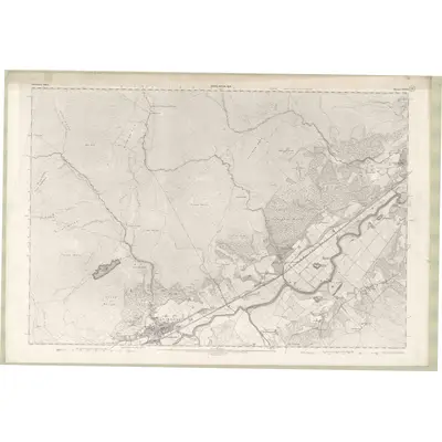 1899 Map of Inverness-shire - Mainland Sheet LXXXVII, 1903 Print