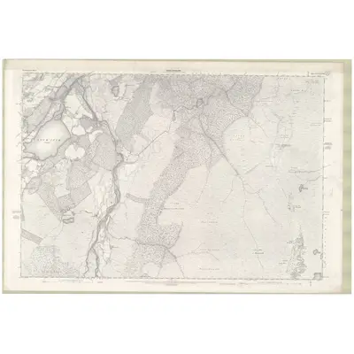 1899 Map of Inverness-shire - Mainland Sheet LXXXVIII, 1903 Print