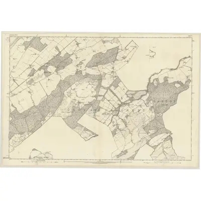 1869 Map of Inverness-shire (Mainland), Sheet V (with inset VI), 1876 Print