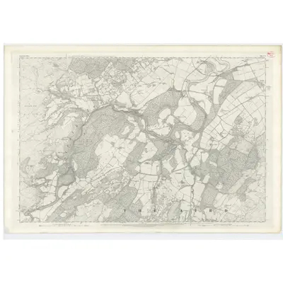 1872 Map of Inverness-shire (Mainland), Sheet X, 1876 Print