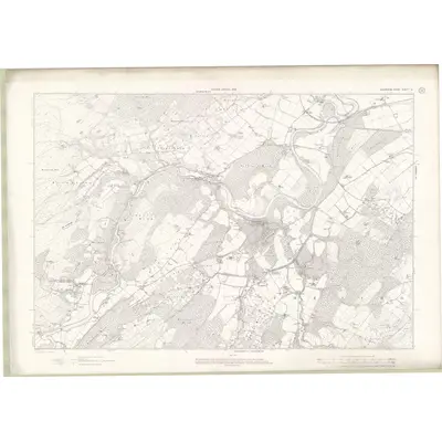 1902 Map of Inverness-shire - Mainland Sheet X, 1906 Print