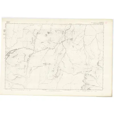 1866 Map of Inverness-shire (Mainland), Sheet XC, 1869 Print