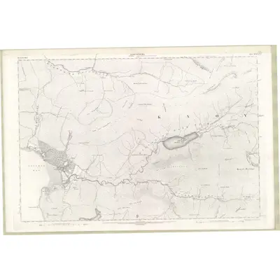 1899 Map of Inverness-shire - Mainland Sheet XCII, 1902 Print