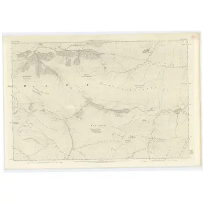 1872 Map of Inverness-shire (Mainland), Sheet XCIII, 1876 Print