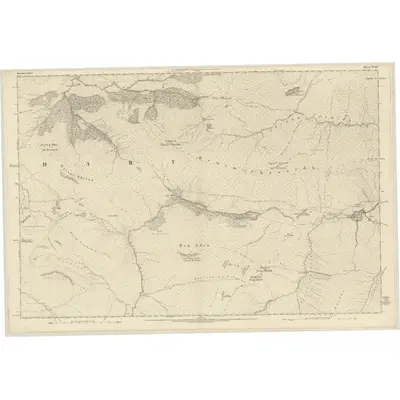 1872 Map of Inverness-shire (Mainland), Sheet XCIII, 1876 Print
