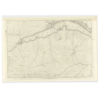 1872 Map of Inverness-shire (Mainland), Sheet XCIV, 1876 Print