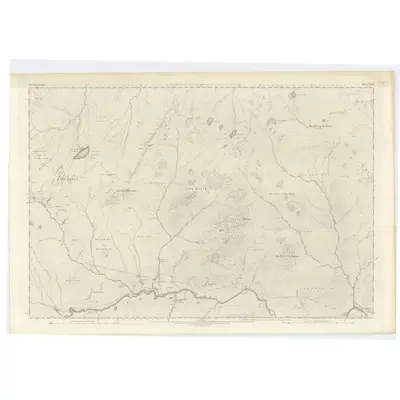 1870 Map of Inverness-shire (Mainland), Sheet XCIX, 1873 Print