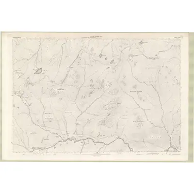 1899 Map of Inverness-shire - Mainland Sheet XCIX, 1902 Print