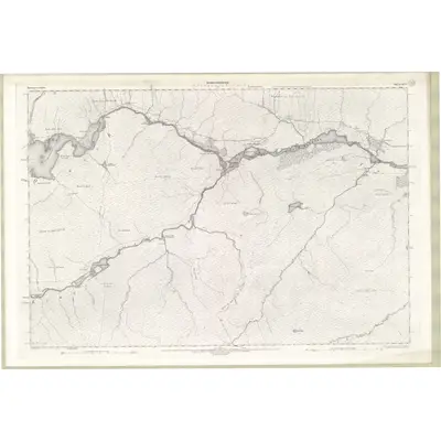 1899 Map of Inverness-shire - Mainland Sheet XCV, 1902 Print