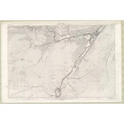 1899 Map of Inverness-shire - Mainland Sheet XCVII, 1904 Print